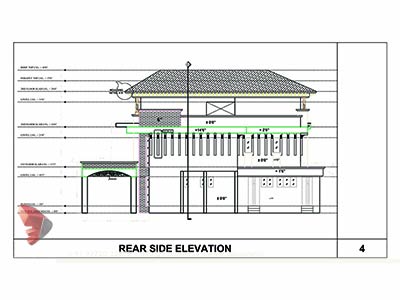 contemporary bungalow working drawing